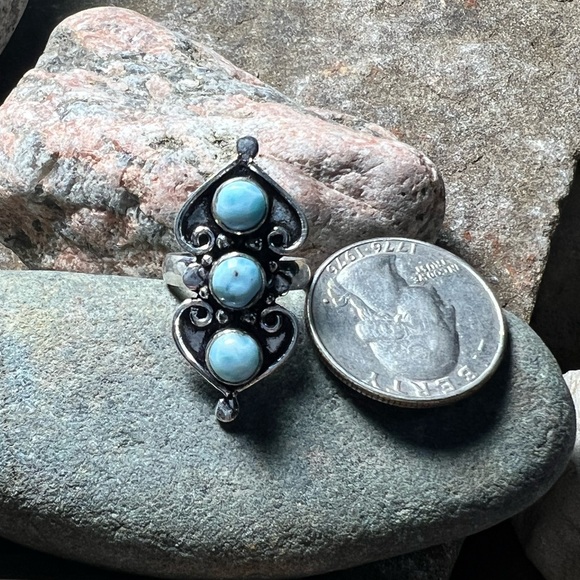 Larimar womens size 6.5 ring - Picture 5 of 6